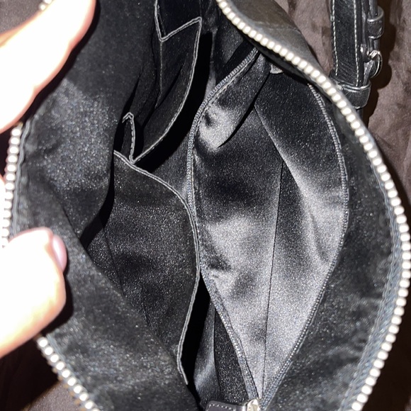 Coach black leather shoulder bag - Picture 6 of 6